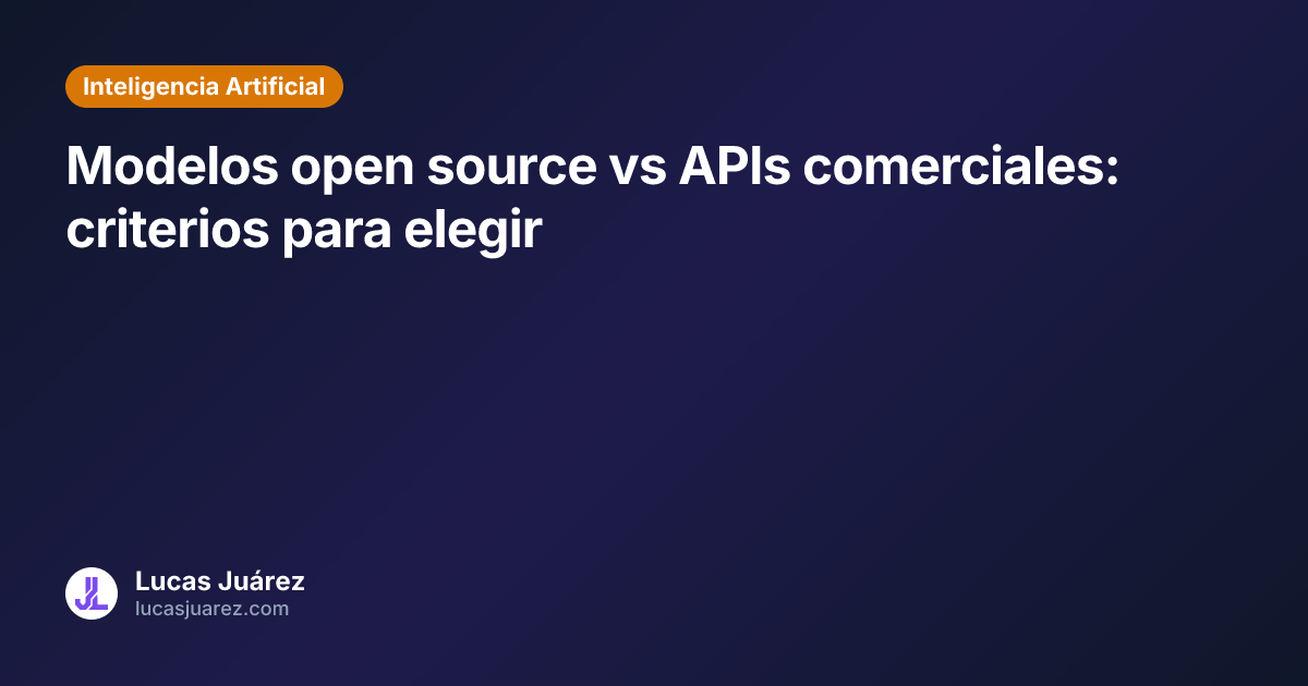 github - naubiomech openpythonapi: open source api... Modelos open source vs APIs comerciales: criterios para elegir | Lucas ...